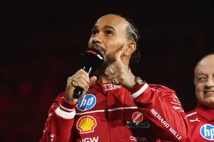 Former Mercedes teammate George Russell and Hamilton’s replacement Kimi Antonelli