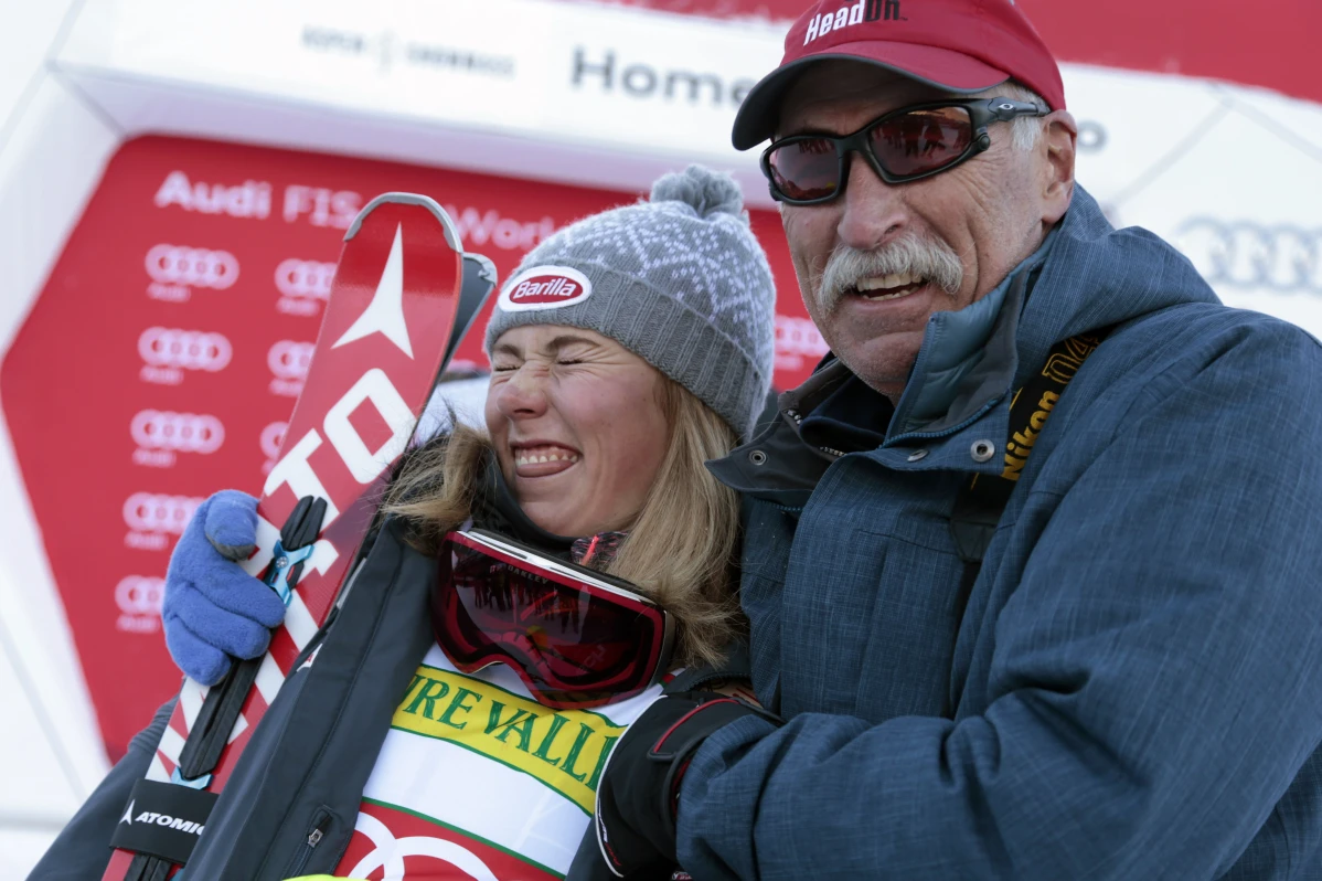 Mikaela Shiffrin and her father